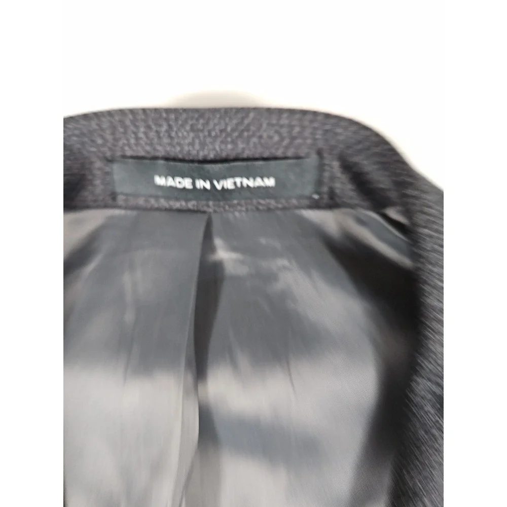Awearness Kenneth Cole Slim Fit‎ Stretch Dark Gray Glen Plaid 44R Sport Coat